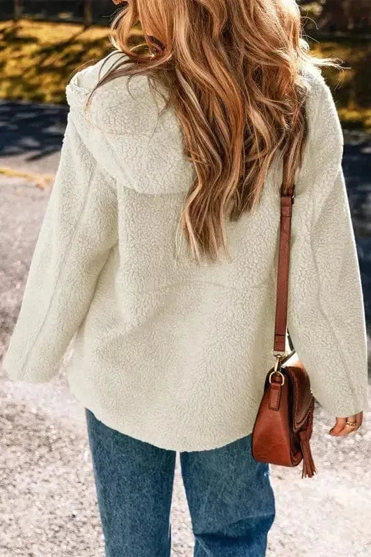 Fleece Jackets Cozy Fleece Hooded Jacket