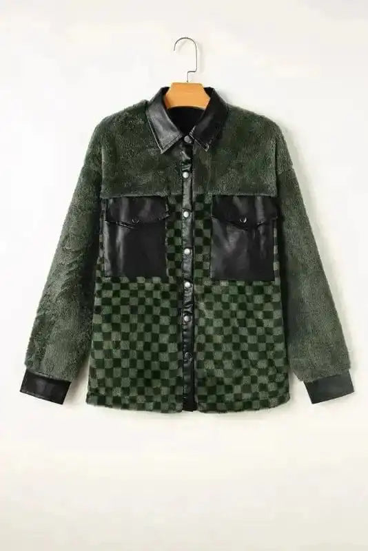 Fleece Jackets Lattice Leisure Fleece Jacket