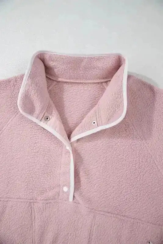 Fleece Sweatshirts CozyPlush Stand Neck Sweatshirt