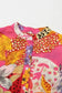 Floral Blouses Blooming Silhouette Bubble Blouse