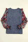 Floral Blouses Bluebell Sheer Sleeve Blouse