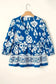 Floral Blouses Ethno-Chic Flowy Fit Blouse