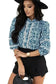 Floral Blouses Floral Cascade Comfort Shirt