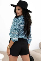 Floral Blouses Floral Cascade Comfort Shirt