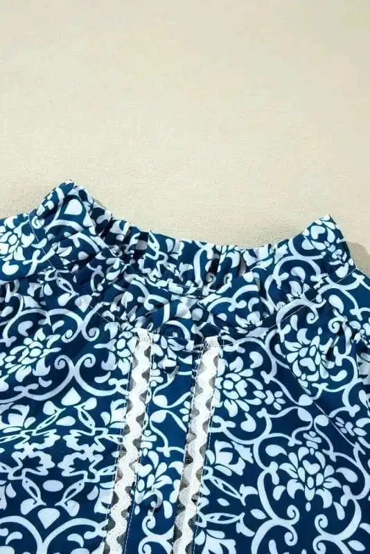 Floral Blouses Floral Cascade Comfort Shirt