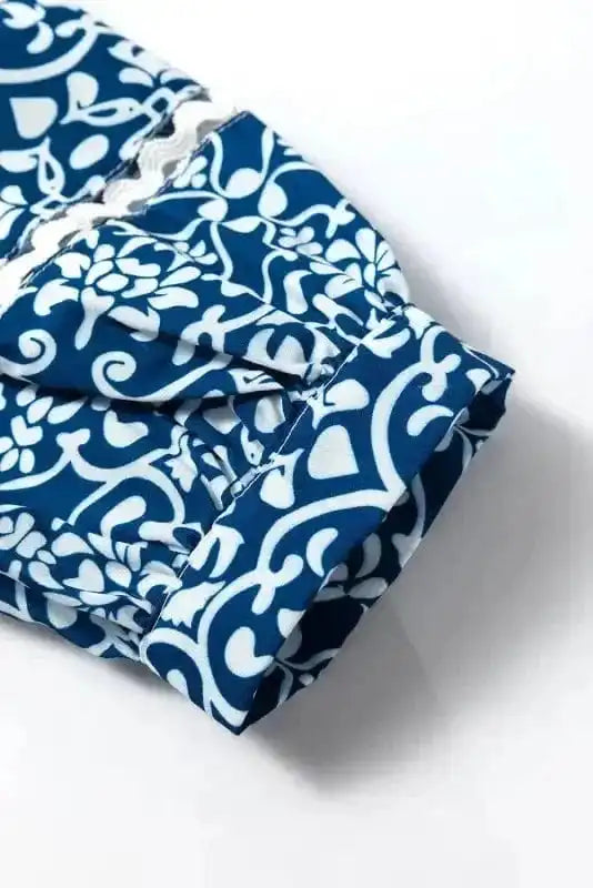 Floral Blouses Floral Cascade Comfort Shirt