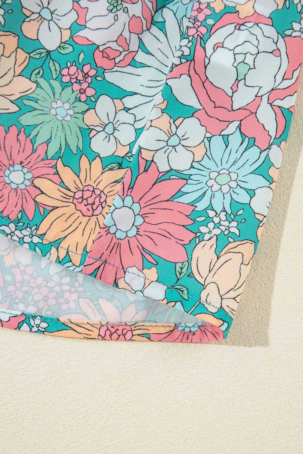 Floral Blouses Floral Fantasy Puff Blouse