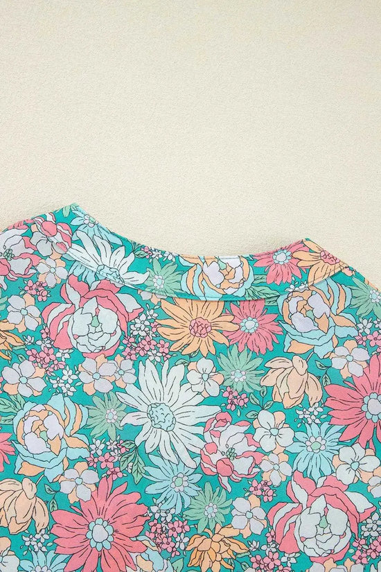 Floral Blouses Floral Fantasy Puff Blouse
