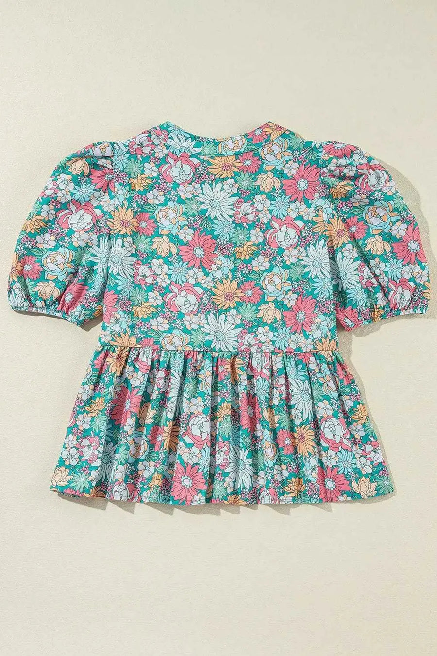 Floral Blouses Floral Fantasy Puff Blouse