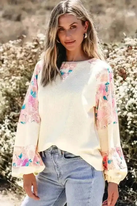 Floral Blouses Floral Fresco Artisan Blouse