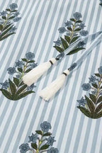 Floral Blouses Floral Stripe Elegance Blouse