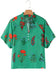 Floral Blouses Lush Floral Short Sleeve Blouse – Women’s Boho Summer Top