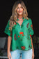 Floral Blouses Lush Floral Short Sleeve Blouse – Women’s Boho Summer Top