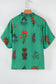 Floral Blouses Lush Floral Short Sleeve Blouse – Women’s Boho Summer Top