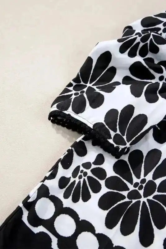 Floral Blouses Palermo Puffed Sleeve Blouse