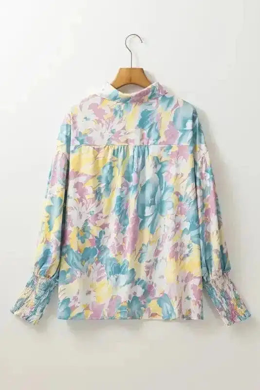 Floral Blouses Petal Delight Baggy Blouse