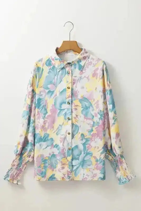 Floral Blouses Petal Delight Baggy Blouse