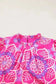 Floral Blouses Rose Floral Smocked Blouse