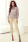 Floral Blouses Vintage Bloom Bishop Shirt