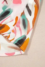 Floral Blouses Vivid Vibes Frilled Blouse