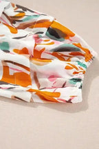 Floral Blouses Vivid Vibes Frilled Blouse