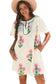 Floral Dresses Apricot Floral Summer Mini Dress