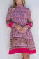Floral Dresses Autumn Bloom Mini Dress
