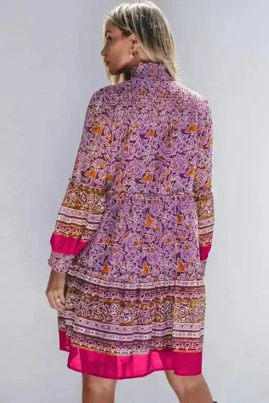 Floral Dresses Autumn Bloom Mini Dress