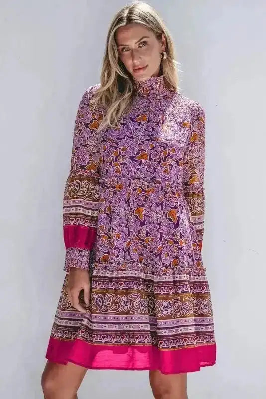 Floral Dresses Autumn Bloom Mini Dress