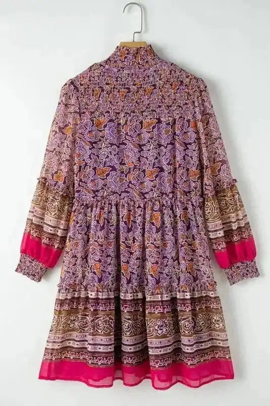 Floral Dresses Autumn Bloom Mini Dress