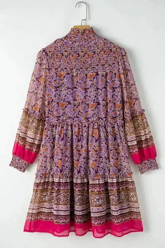 Floral Dresses Autumn Bloom Mini Dress
