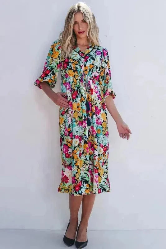 Floral Dresses Blooming Adore Midi Dress