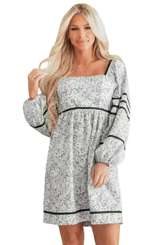 Floral Dresses Blossom Elegance Mini Dress