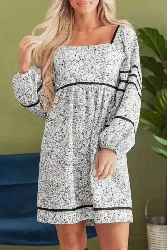 Floral Dresses Blossom Elegance Mini Dress