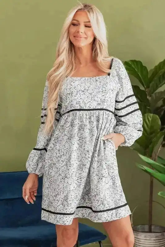Floral Dresses Blossom Elegance Mini Dress