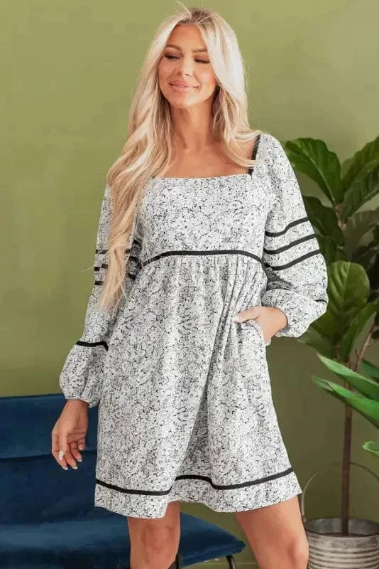 Floral Dresses Blossom Elegance Mini Dress