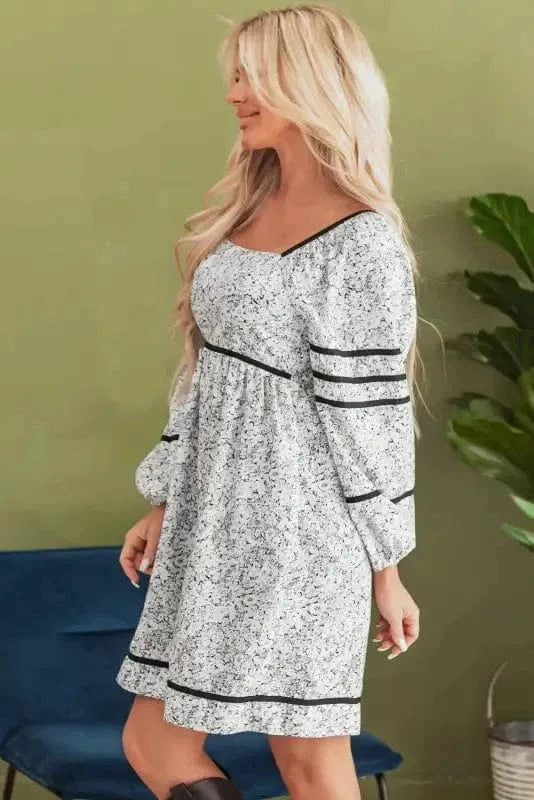 Floral Dresses Blossom Elegance Mini Dress