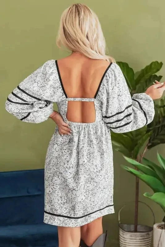 Floral Dresses Blossom Elegance Mini Dress