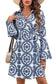 Floral Dresses Blossom Knot Wrap Dress