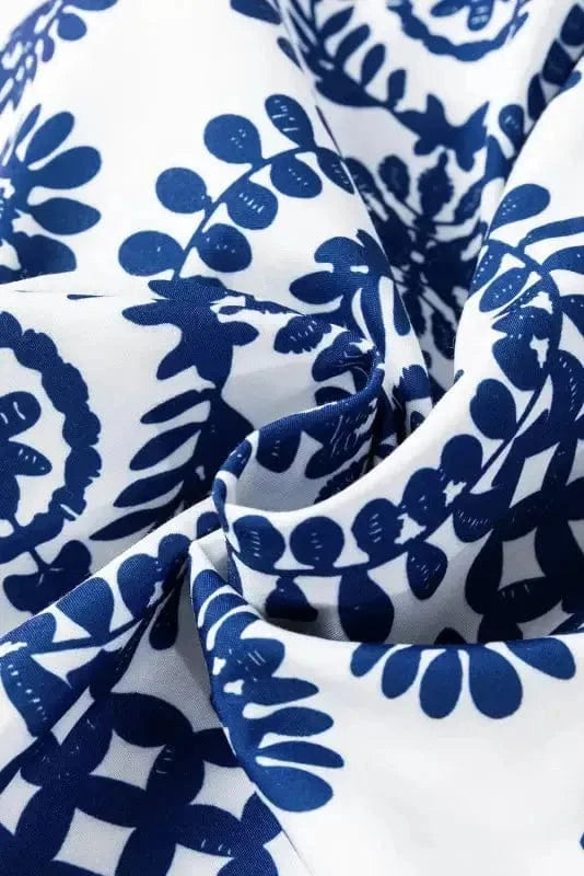 Floral Dresses Blossom Knot Wrap Dress