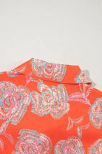 Floral Dresses Blossom Rouge Mini Shirt Dress