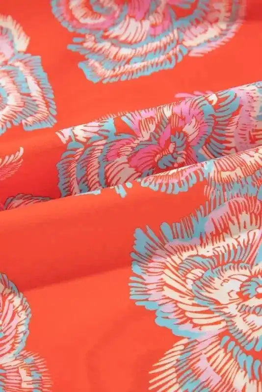 Floral Dresses Blossom Rouge Mini Shirt Dress