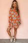 Floral Dresses Blossom Rouge Mini Shirt Dress