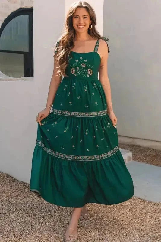 Floral Dresses Bohemian Bloom Maxi Dress