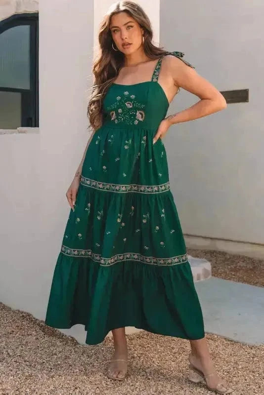 Floral Dresses Bohemian Bloom Maxi Dress
