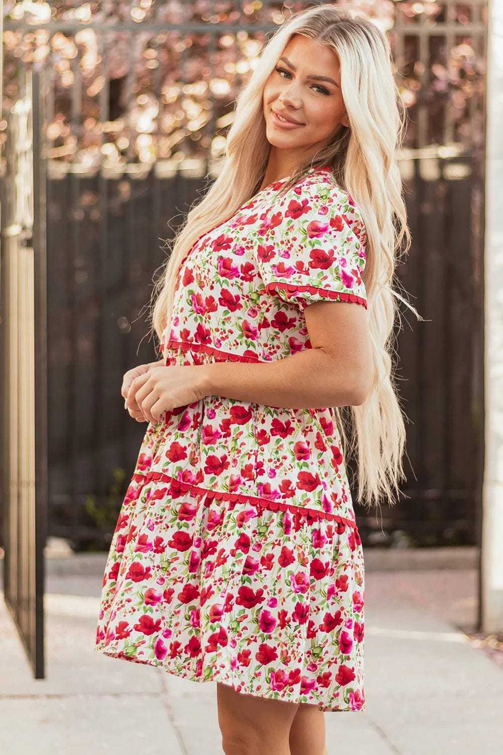 Floral Dresses Boho Bloom Tiered Dress