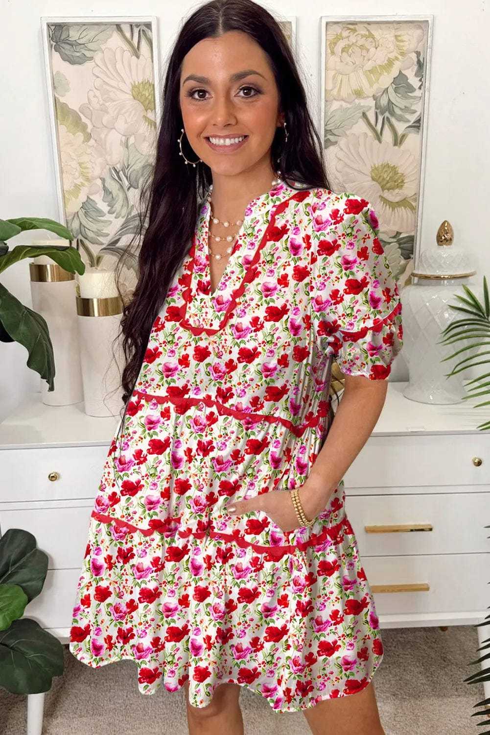 Floral Dresses Boho Bloom Tiered Dress