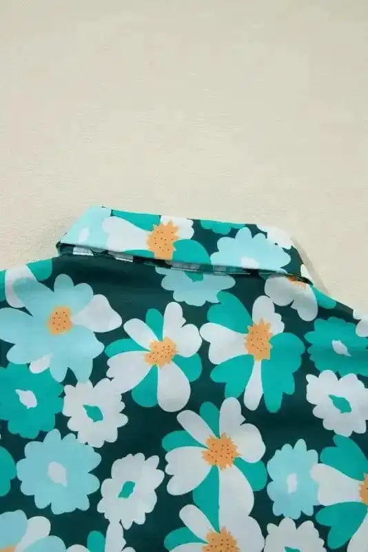 Floral Dresses Fleur Chic Frolic Shirt Dress