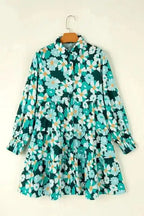 Floral Dresses Fleur Chic Frolic Shirt Dress