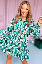 Floral Dresses Fleur Chic Frolic Shirt Dress